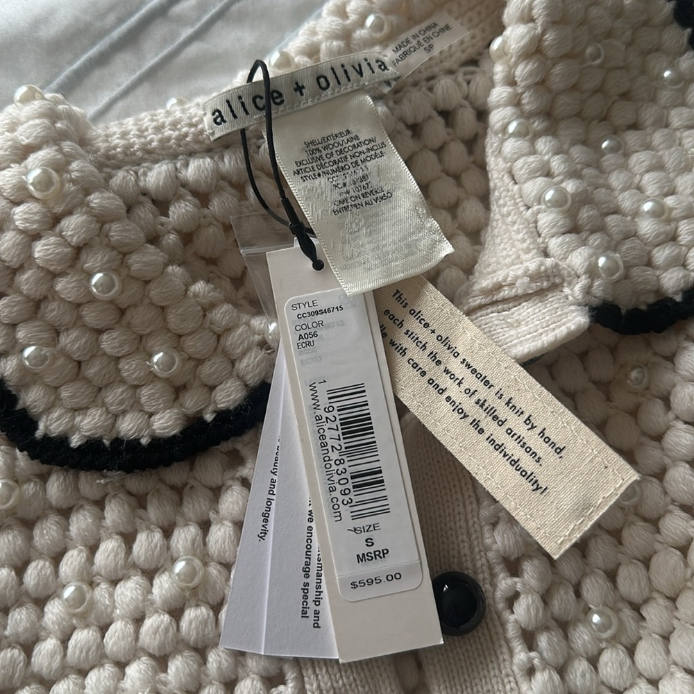 Alice and Olivia had knit cardigan sweater - Picture 6 of 7